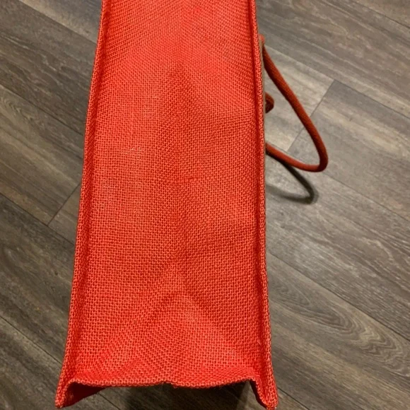 Burlap Tote “Circles Around Her” Hand Painted by Lee for Artbylee123 - Picture 5 of 5